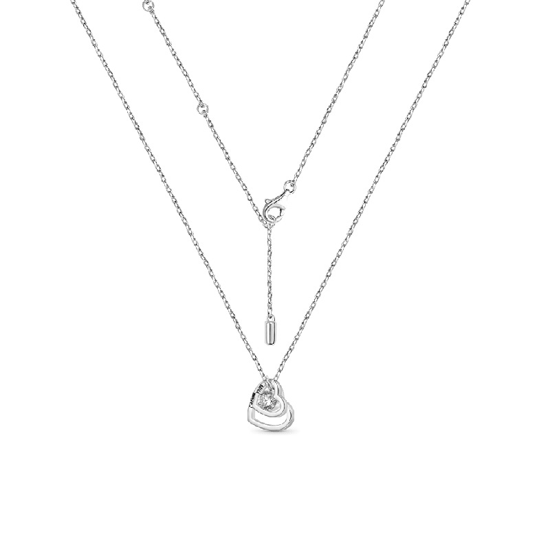 Double Love Engravable Necklace