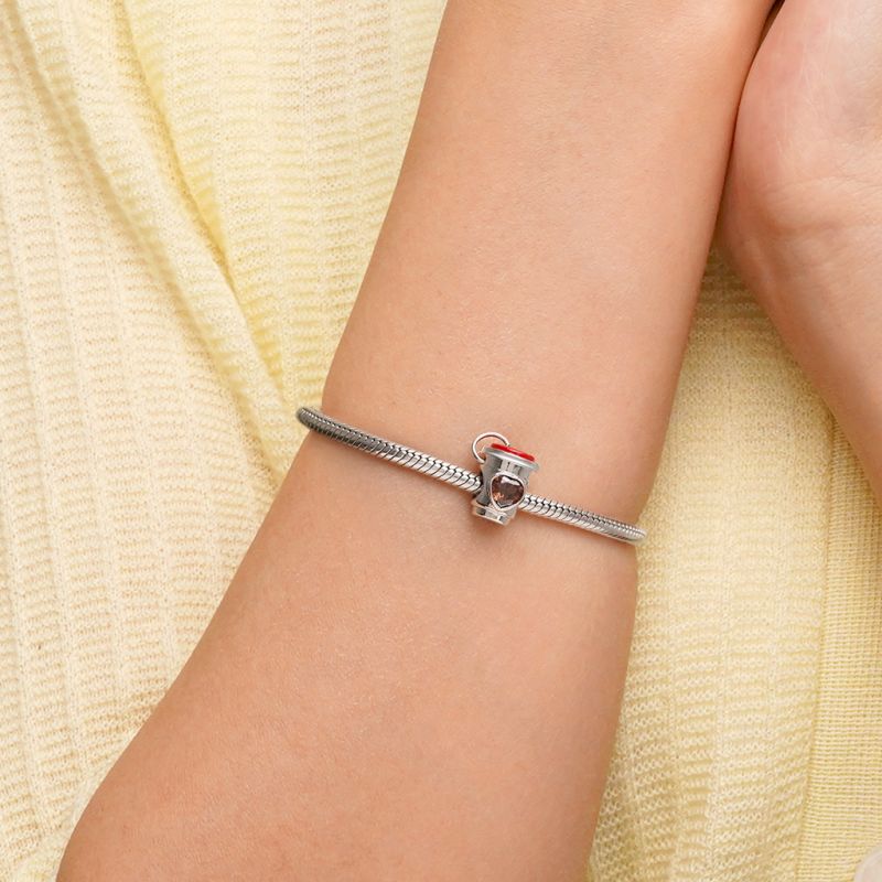 Open Lid Coffee Charm
