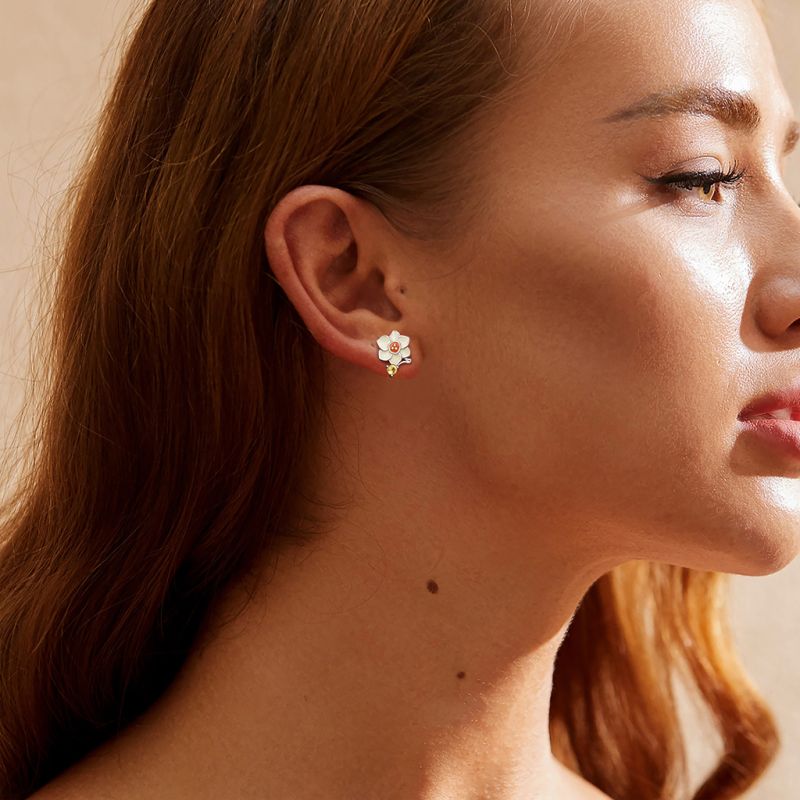 Narcissus Stud Earrings