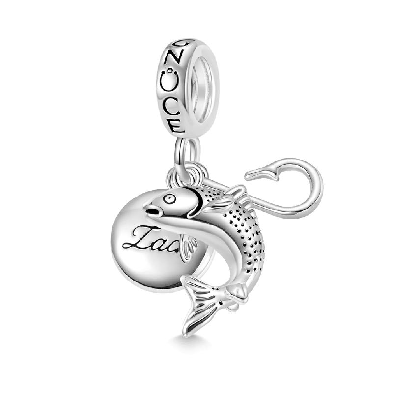 Engravable Fish Plate Pendant