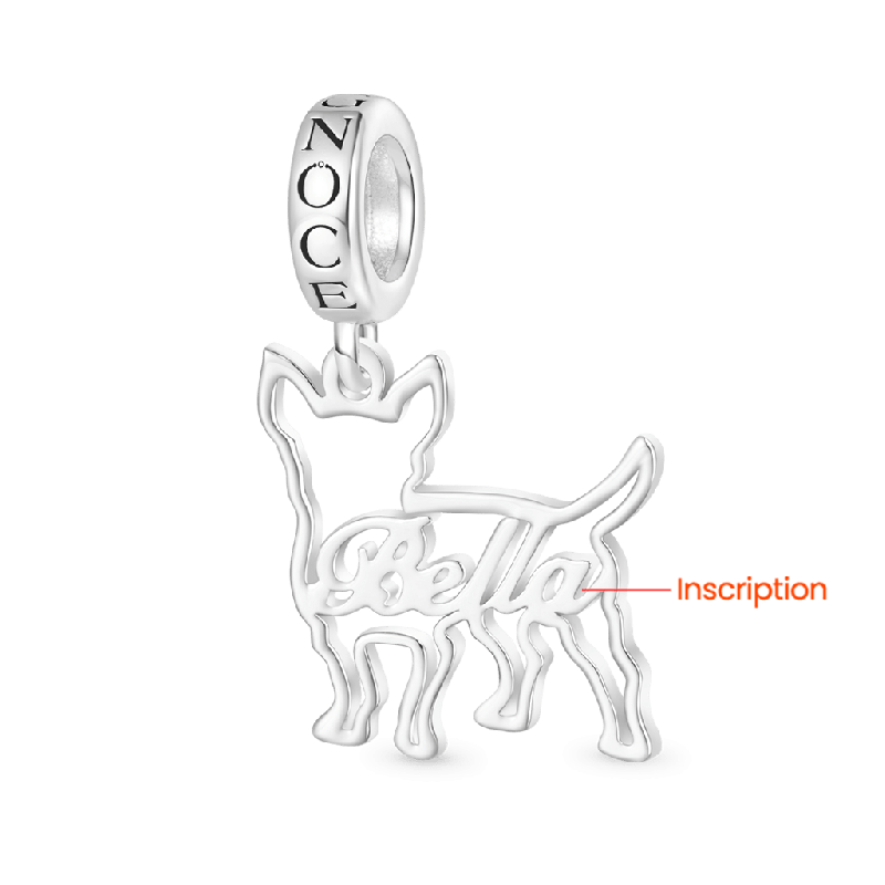 Engravable Chihuahua Pendant