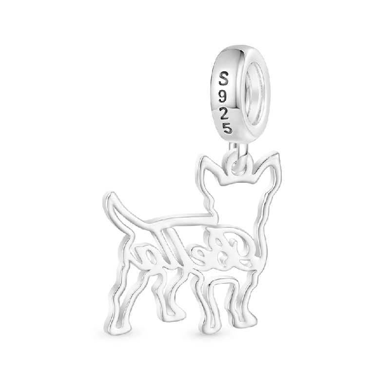 Engravable Chihuahua Pendant
