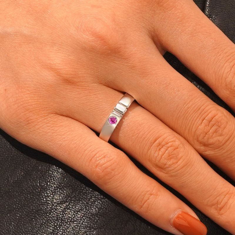 Single Birthstone Ring