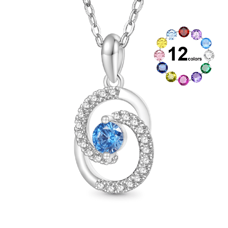 Heart of the Ocean Round Necklace