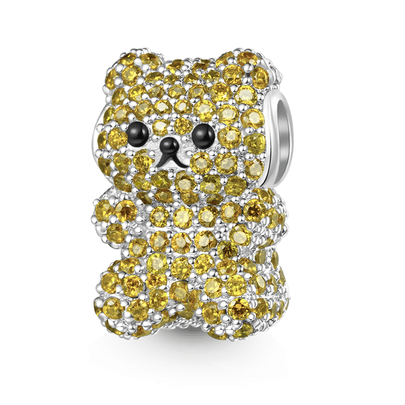 Yellow Bear Charm