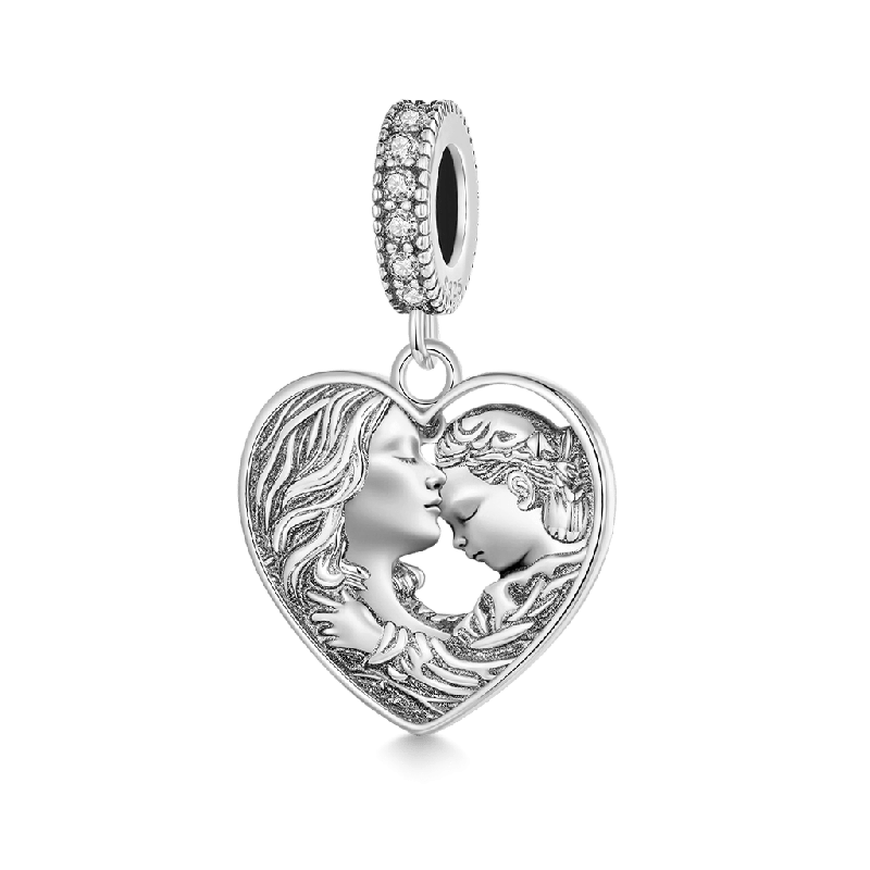 Loving Mother and Daughter Pendant