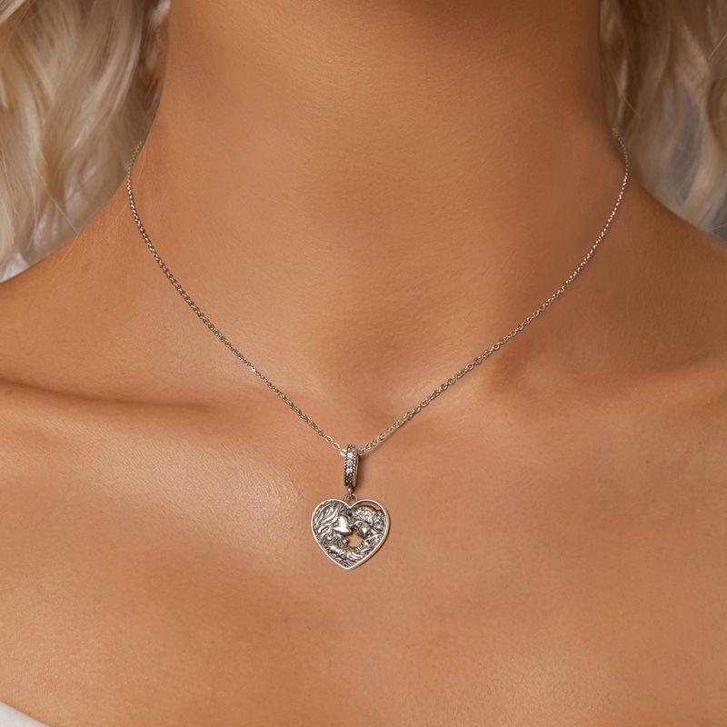 Loving Mother and Daughter Pendant