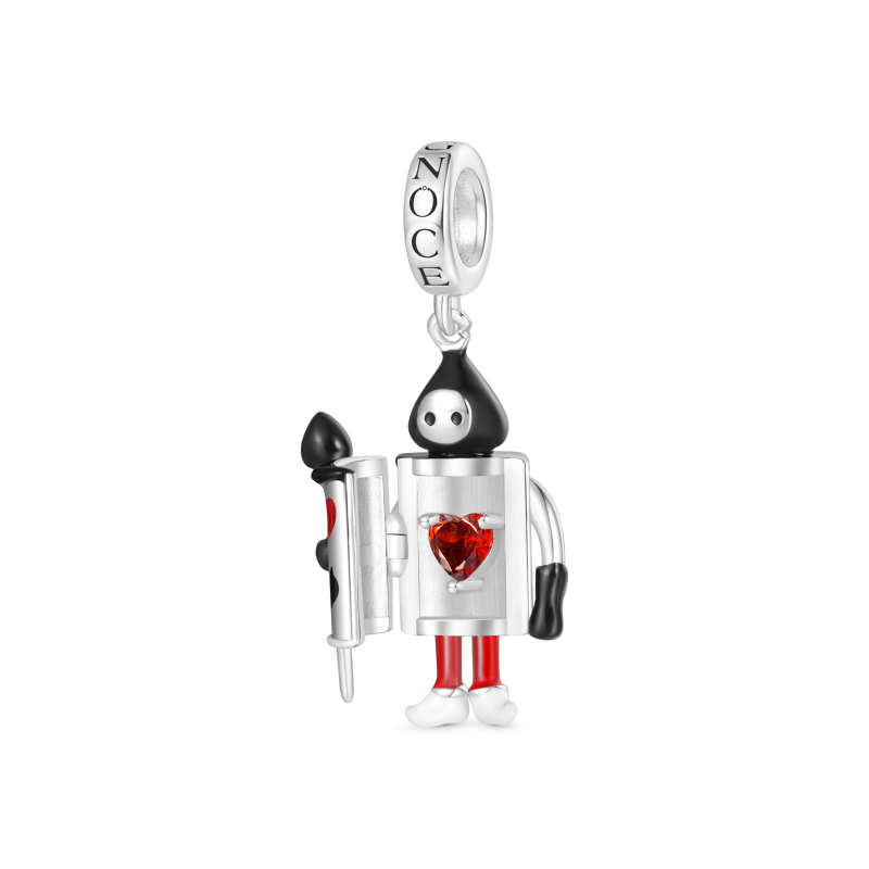 Openable Playing Card Soldiers Pendant