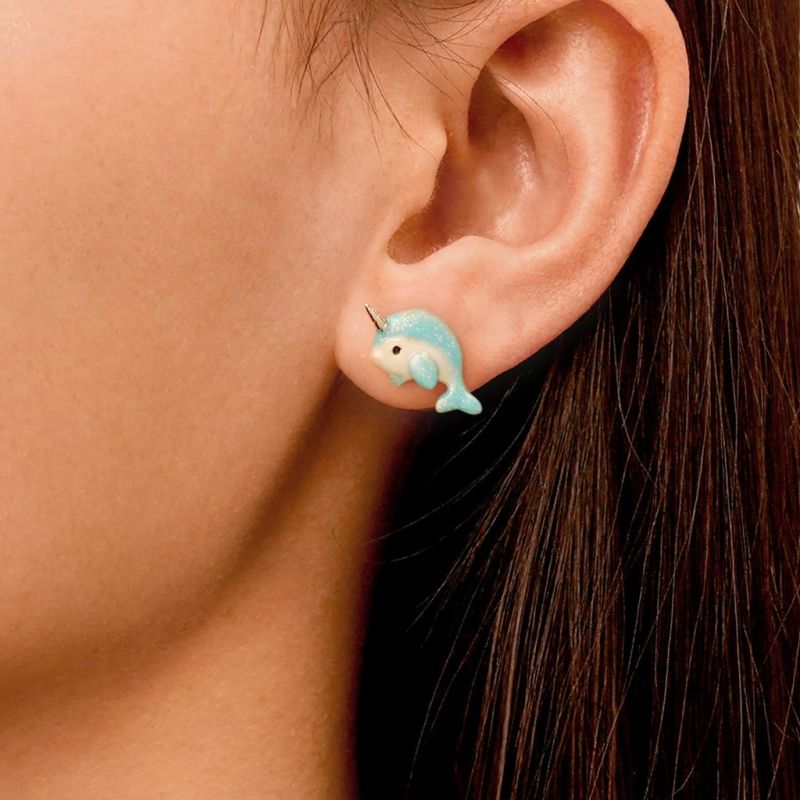 Narwhal Stud Earrings