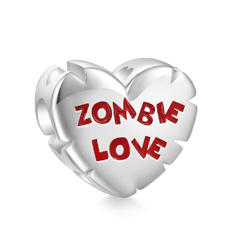 ZOMBIE LOVE Betty Boop Heart Charm