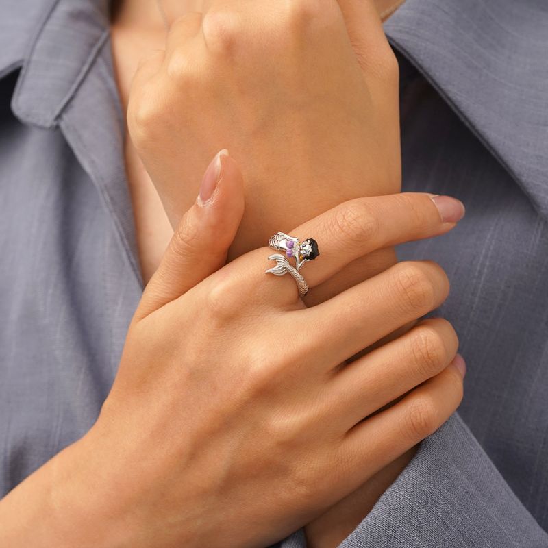 Mermaid Betty Boop Open Ring