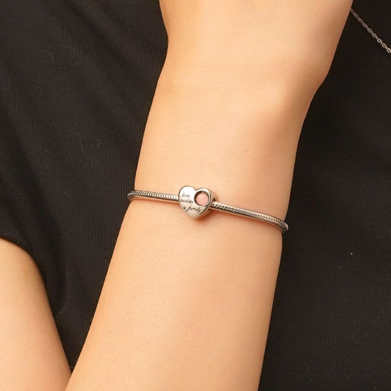 Heart Glow-in-the-Dark Charm
