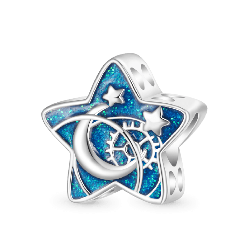 Mechanical Star Charm