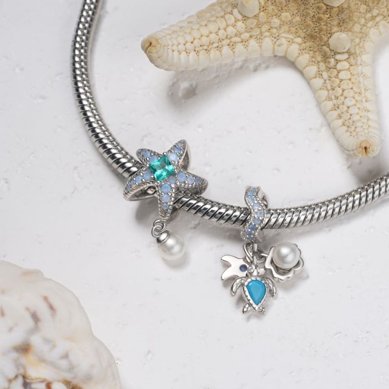 Blue Ocean Triple Pendant