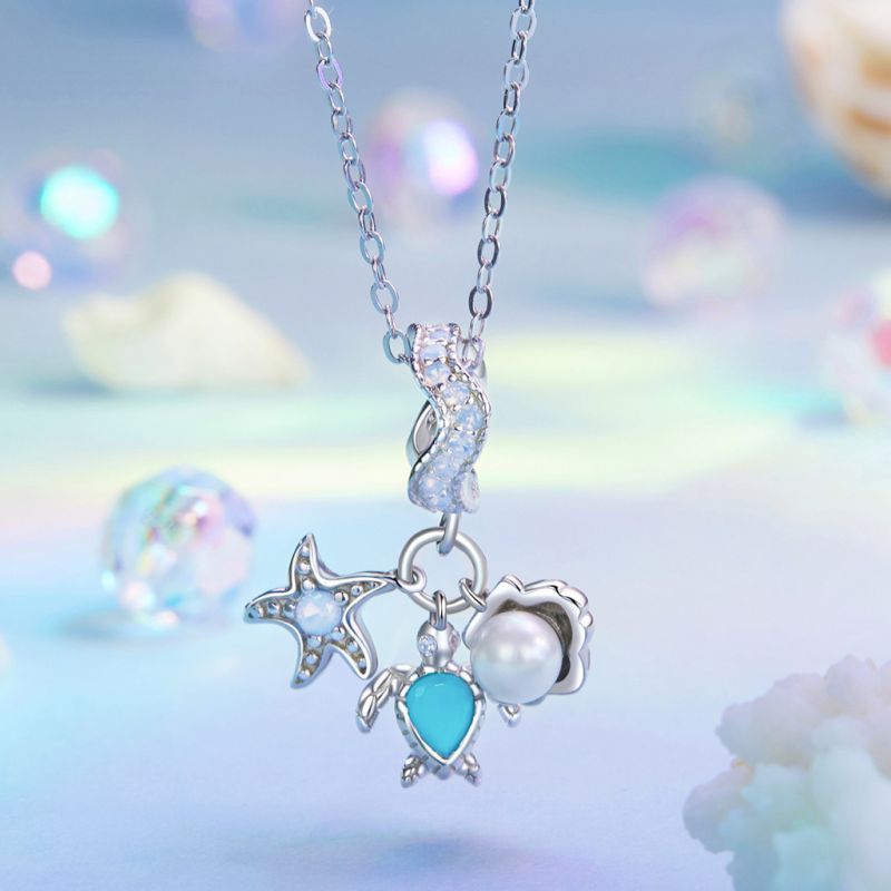 Blue Ocean Triple Pendant