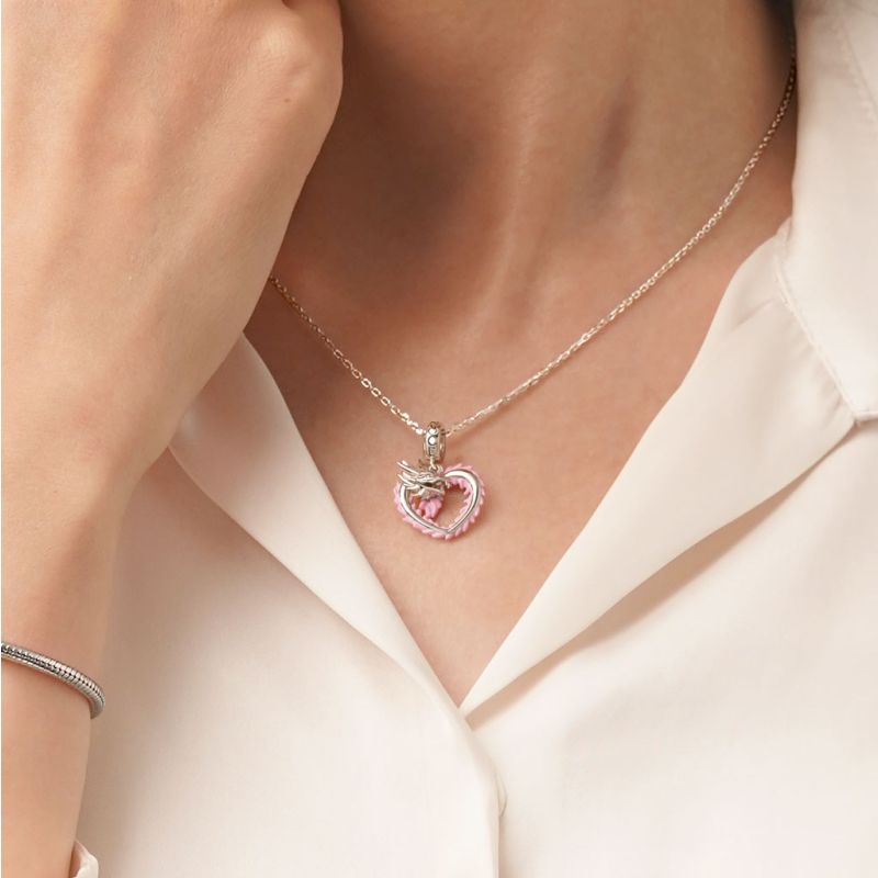 Heart Dragon Pendant