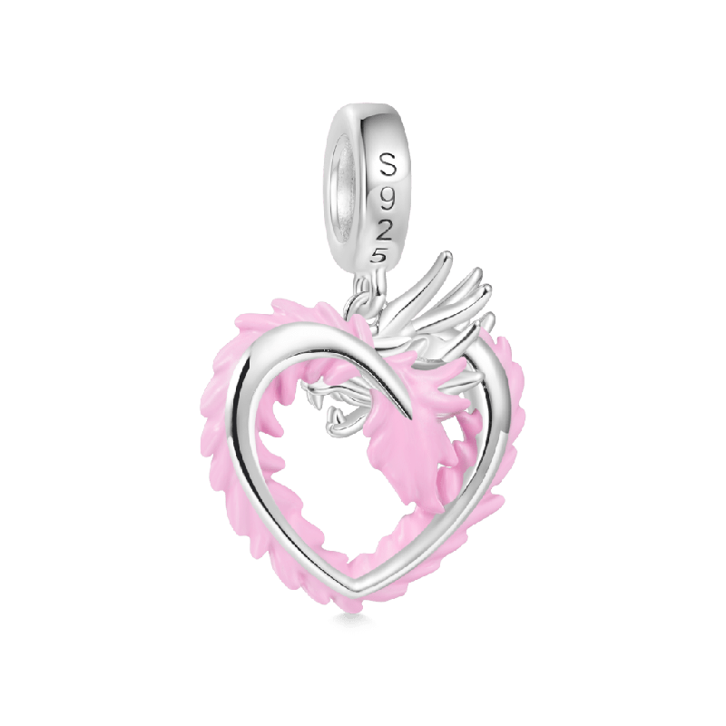 Heart Dragon Pendant