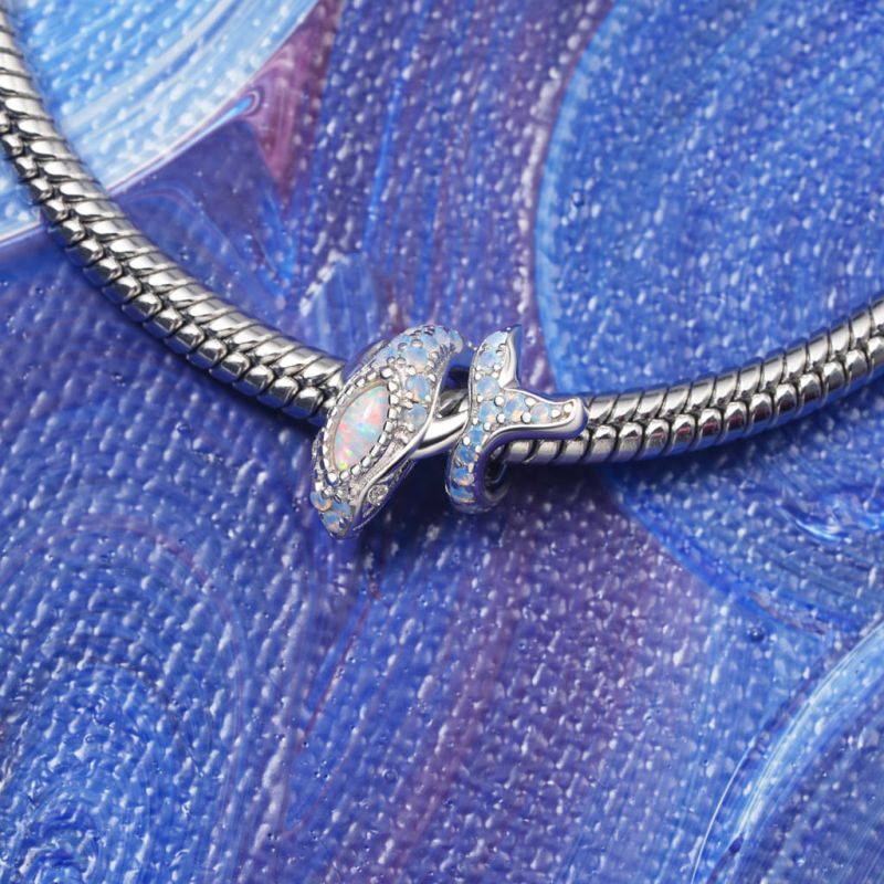 Blue Whale Charm
