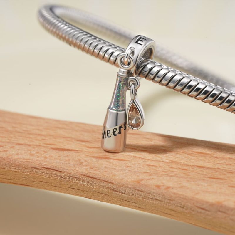 Champagne Bottle Pendant