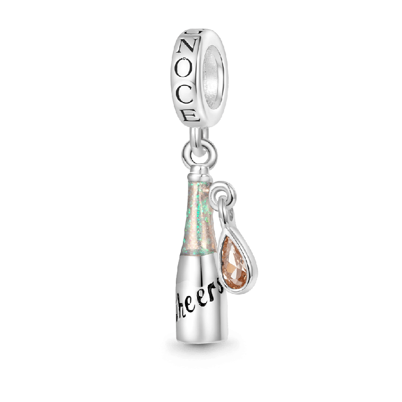 Champagne Bottle Pendant