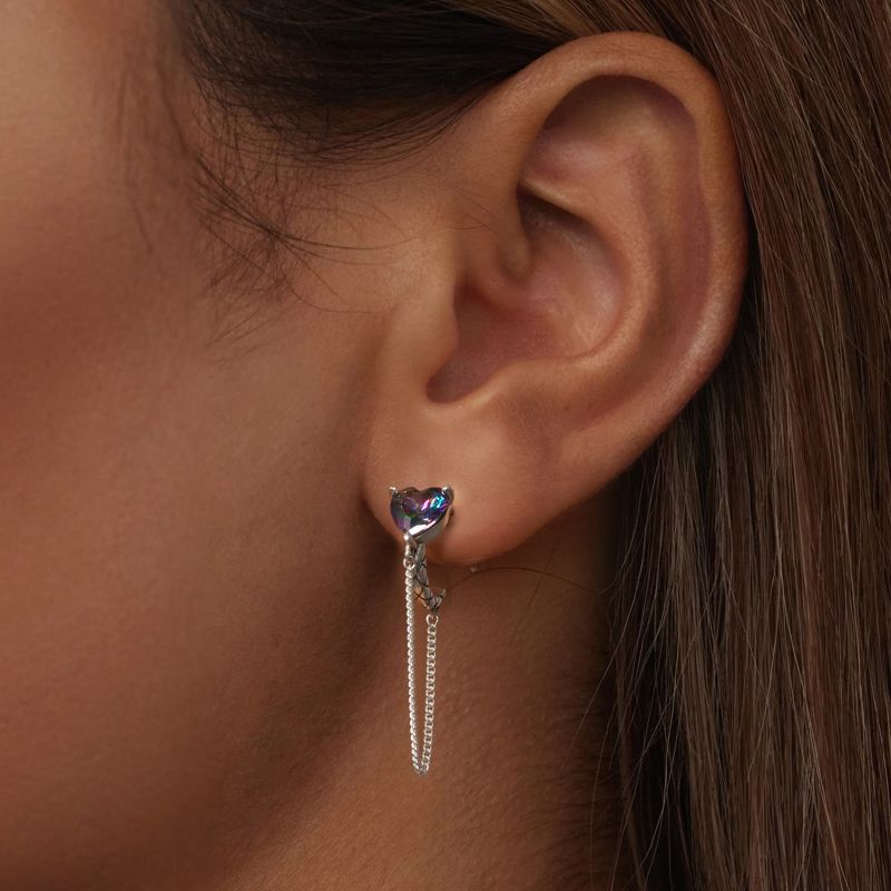 Vintage Heart Earrings