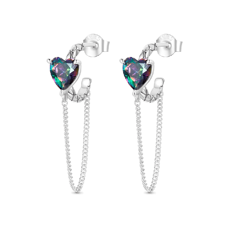 Vintage Heart Earrings