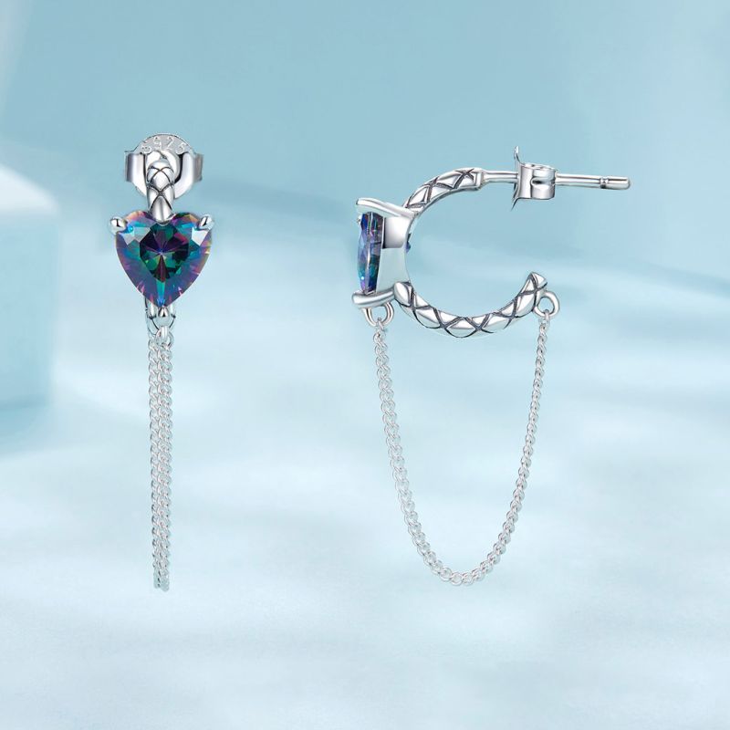 Vintage Heart Earrings