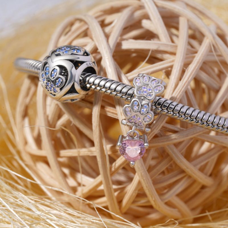 Paw Print Charm