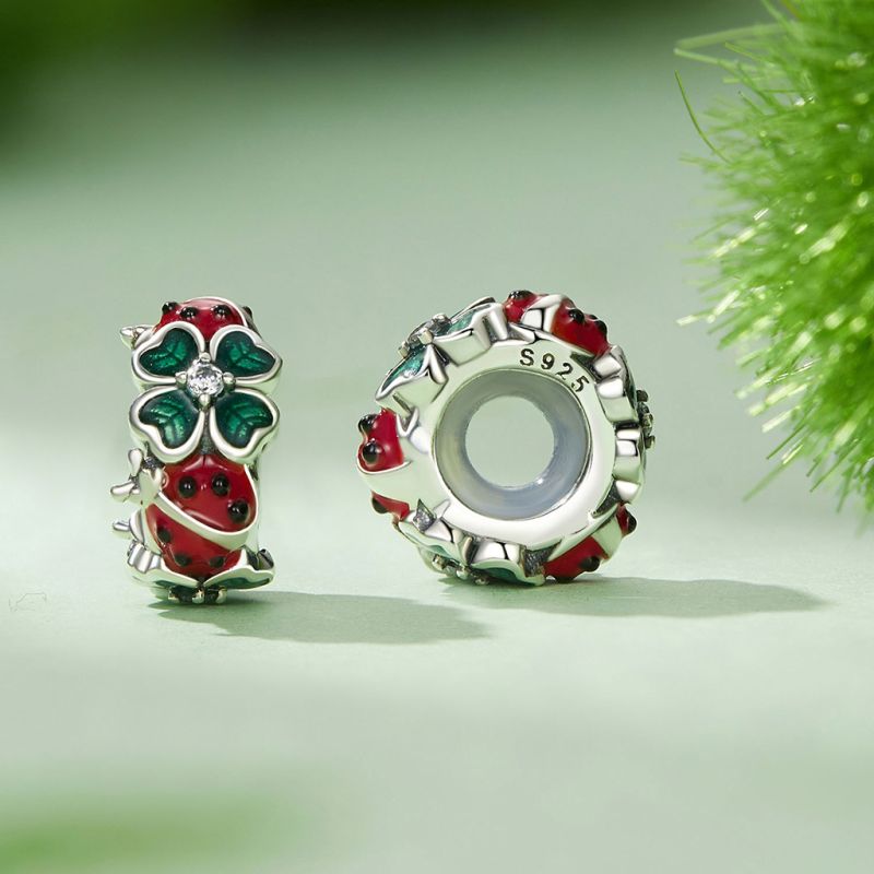 Four Leaf Clover Ladybug Stopper
