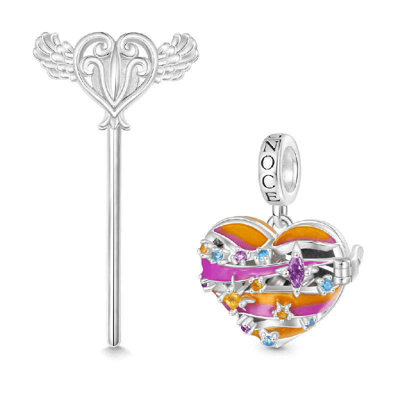 Heart Wireless LED Glow Mercury Pendant