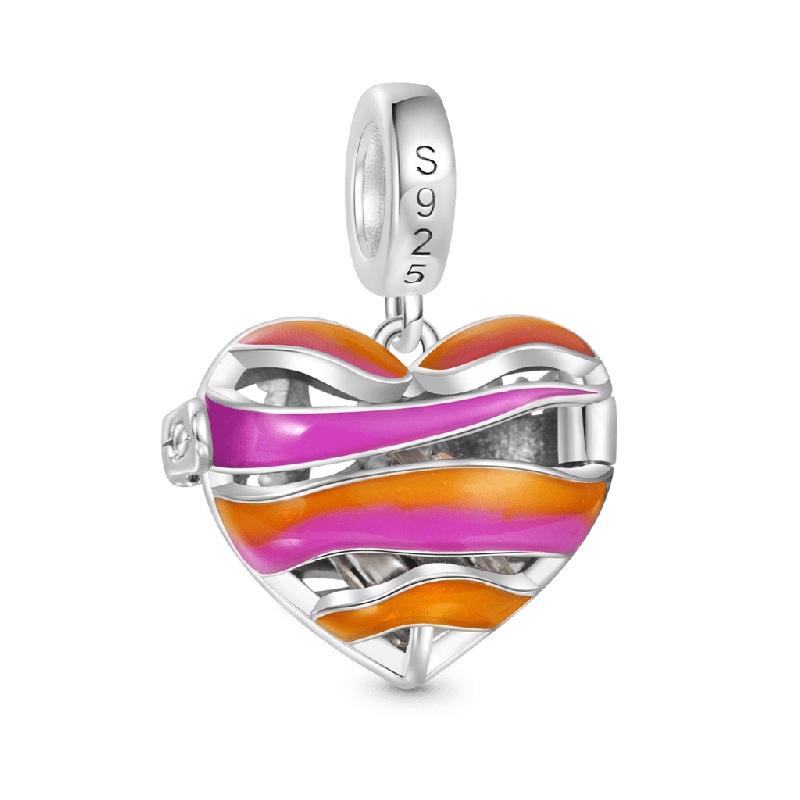 Heart Wireless LED Glow Mercury Pendant