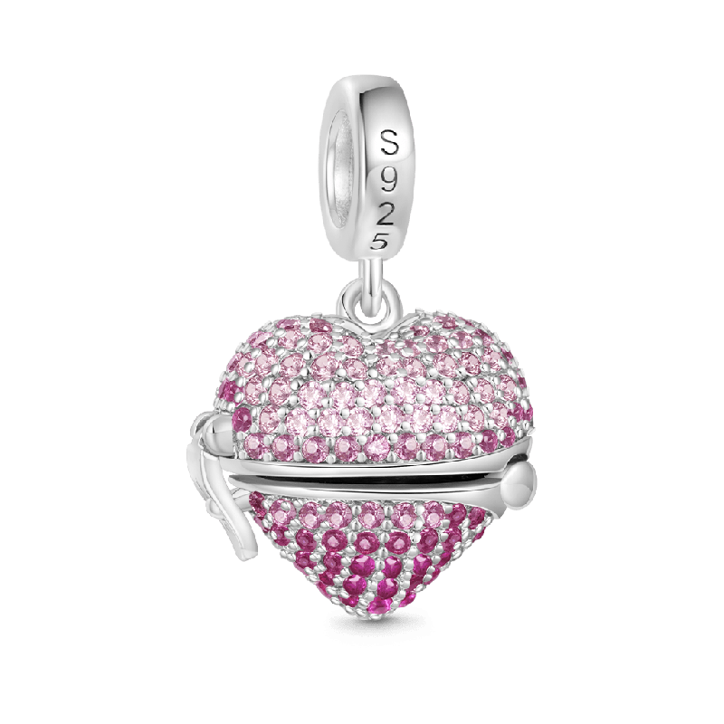 Openable MOM Heart Gift Pendant