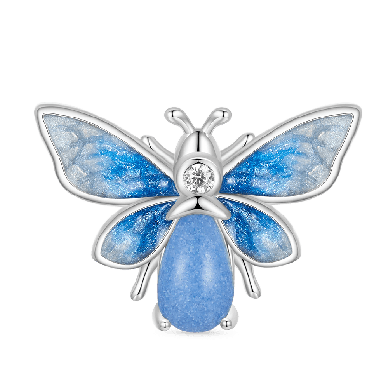 Blue Bee Stopper Charm