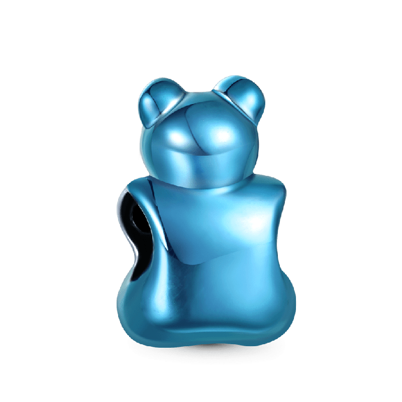 Blue Gummy Bear Candy Charm