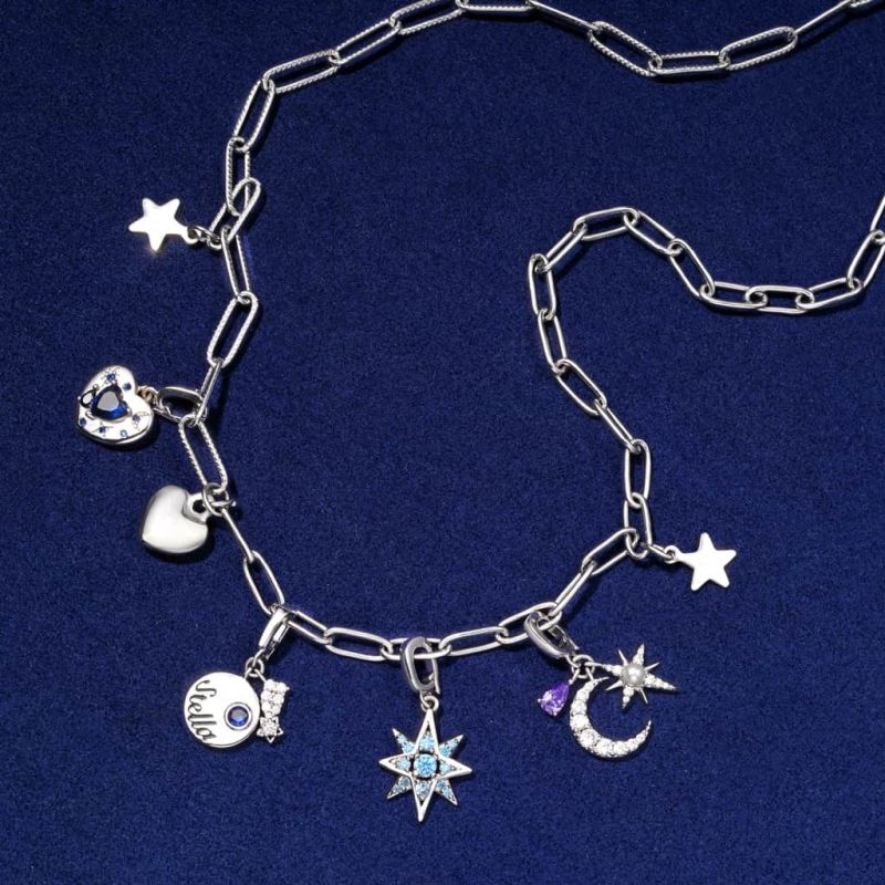 North Star Clasp Clusters Charm