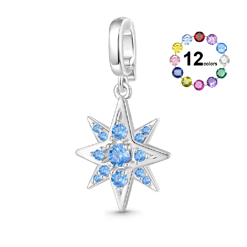North Star Clasp Clusters Charm