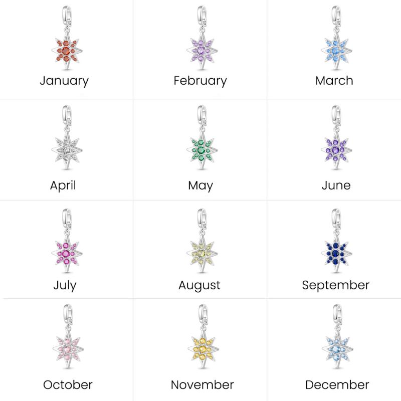 North Star Clasp Clusters Charm
