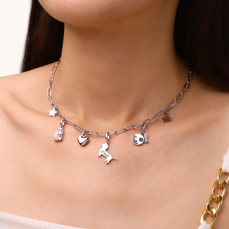Dog Clasp Clusters Charm