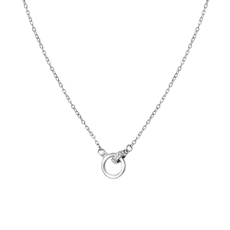 Mobius Strip Interlink Necklace