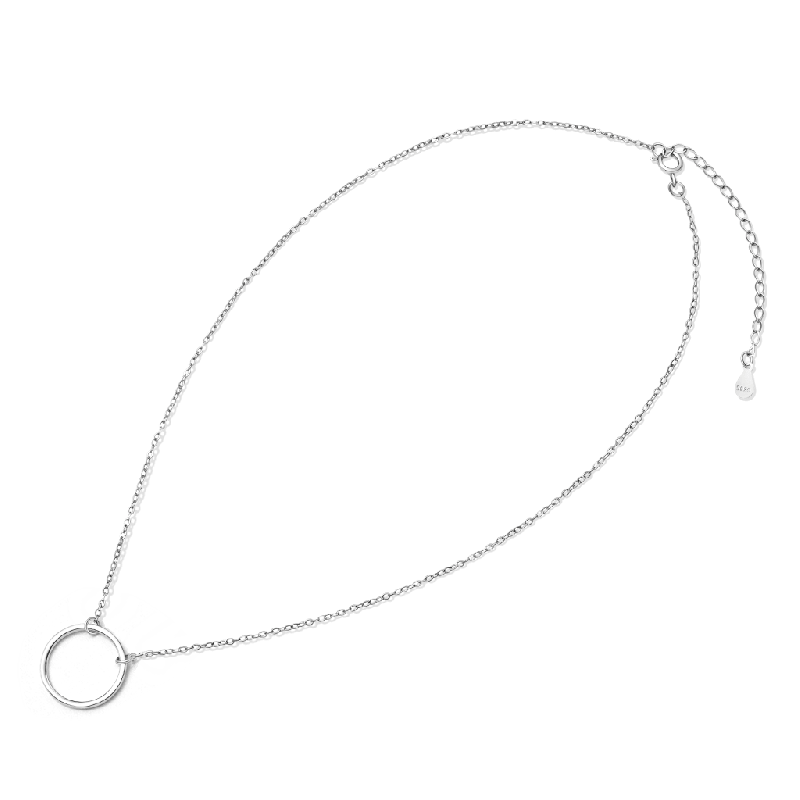 Simple Circle Link Necklace