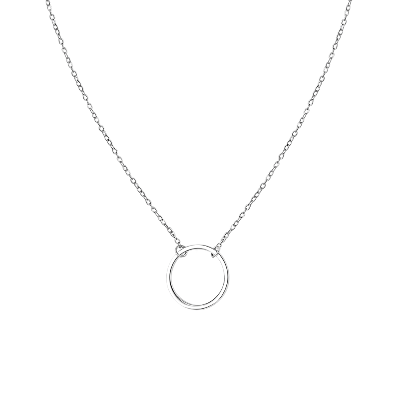 Simple Circle Link Necklace