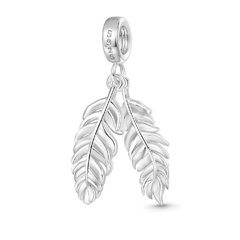 Silver Feather Pendant