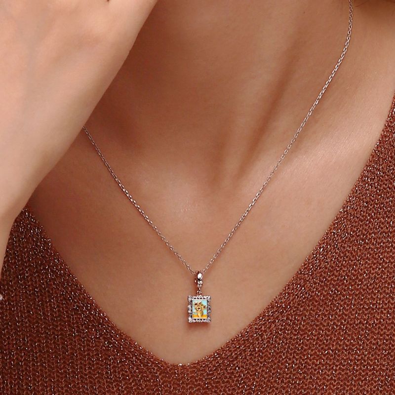 Van Gogh Sunflowers Frame Pendant