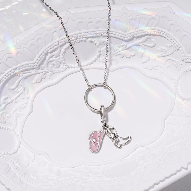 Simple Circle Link Necklace