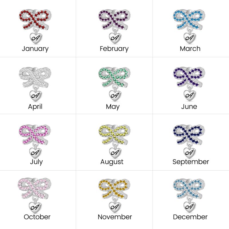 Heart Engravable Bowknot Pendant