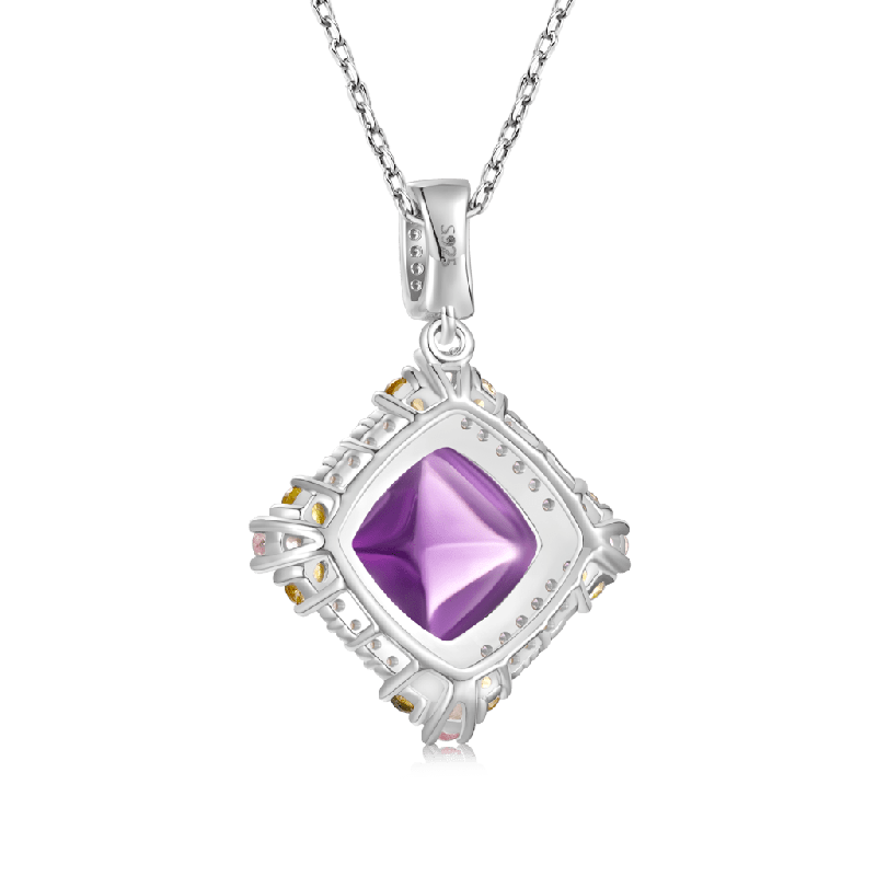 Shine Amethyst Pendant Necklace