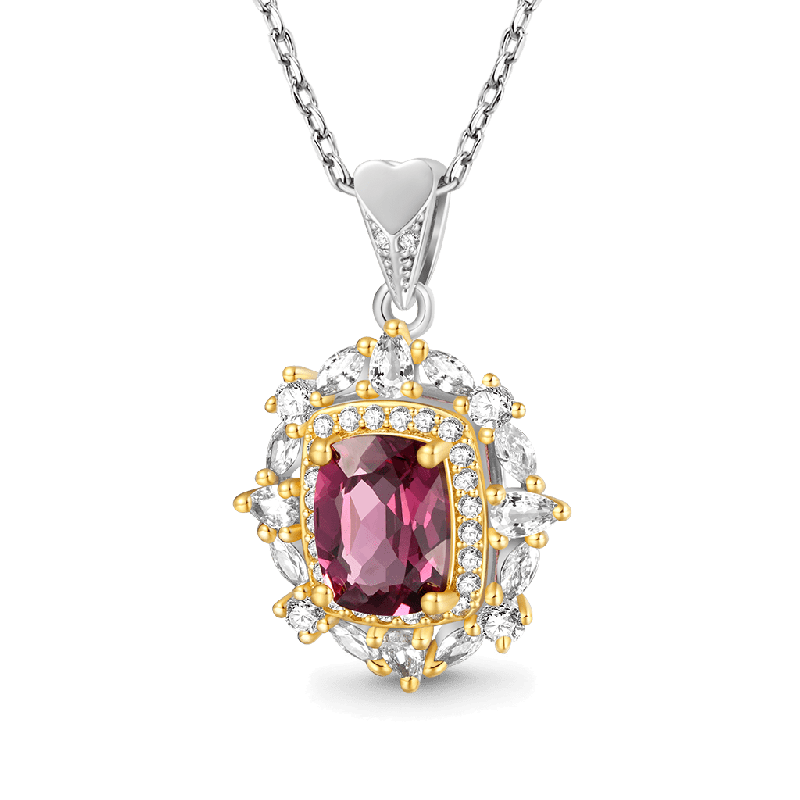 Natural Red Garnet Necklace