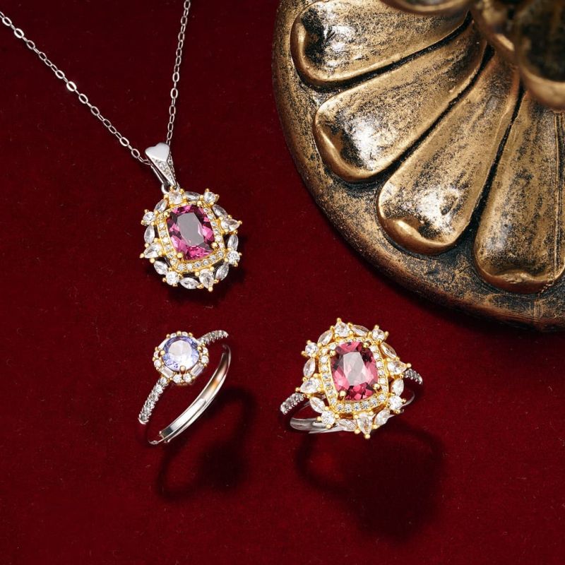 Natural Red Garnet Necklace