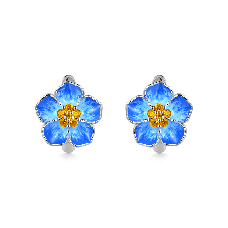Forget-Me-Not Flower Earrings