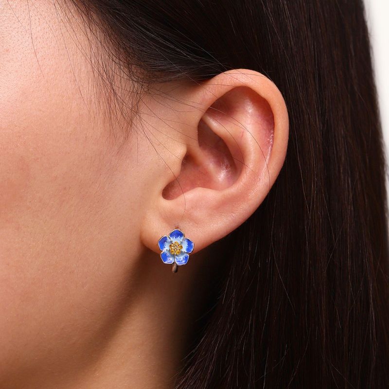 Forget-Me-Not Flower Earrings